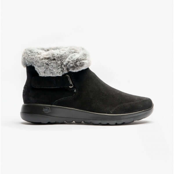 ON THE GO JOY FIRST GLANCE Ladies Suede Ankle Boots Black Grey