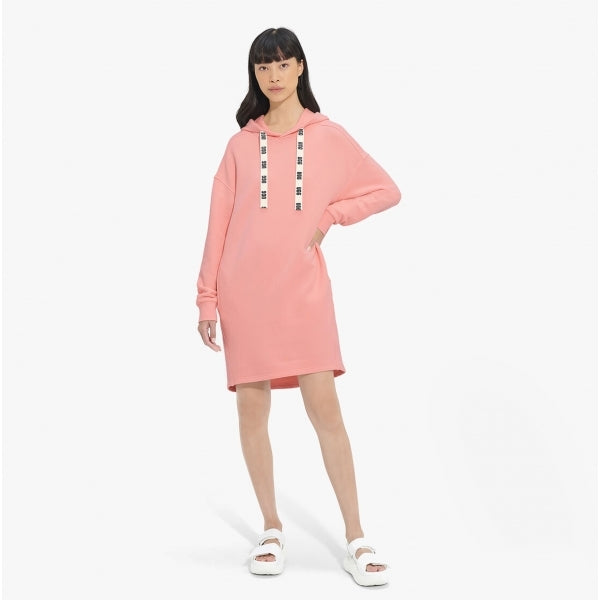 Pink hoodie dress online