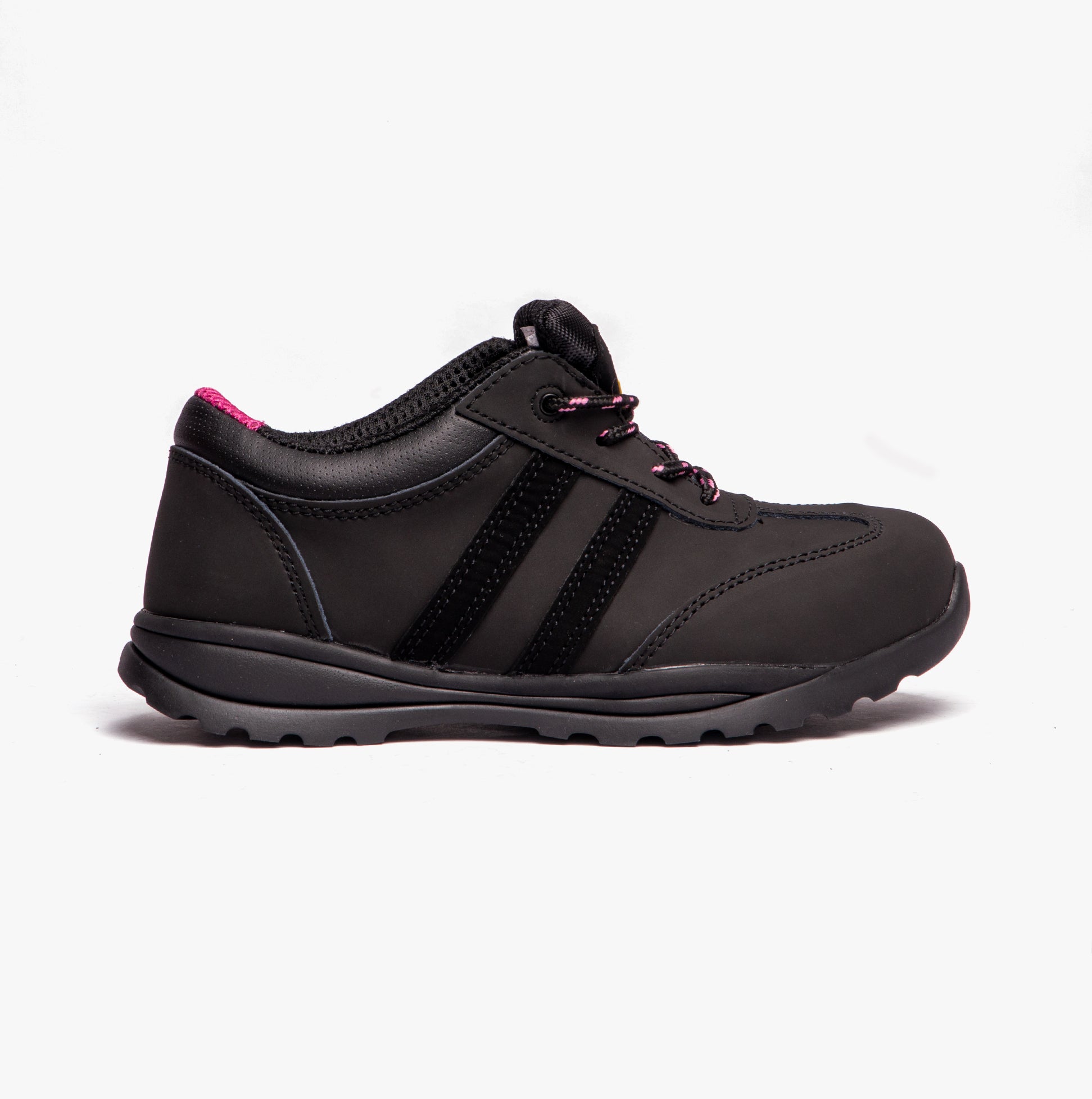 Ladies black safety trainers on sale