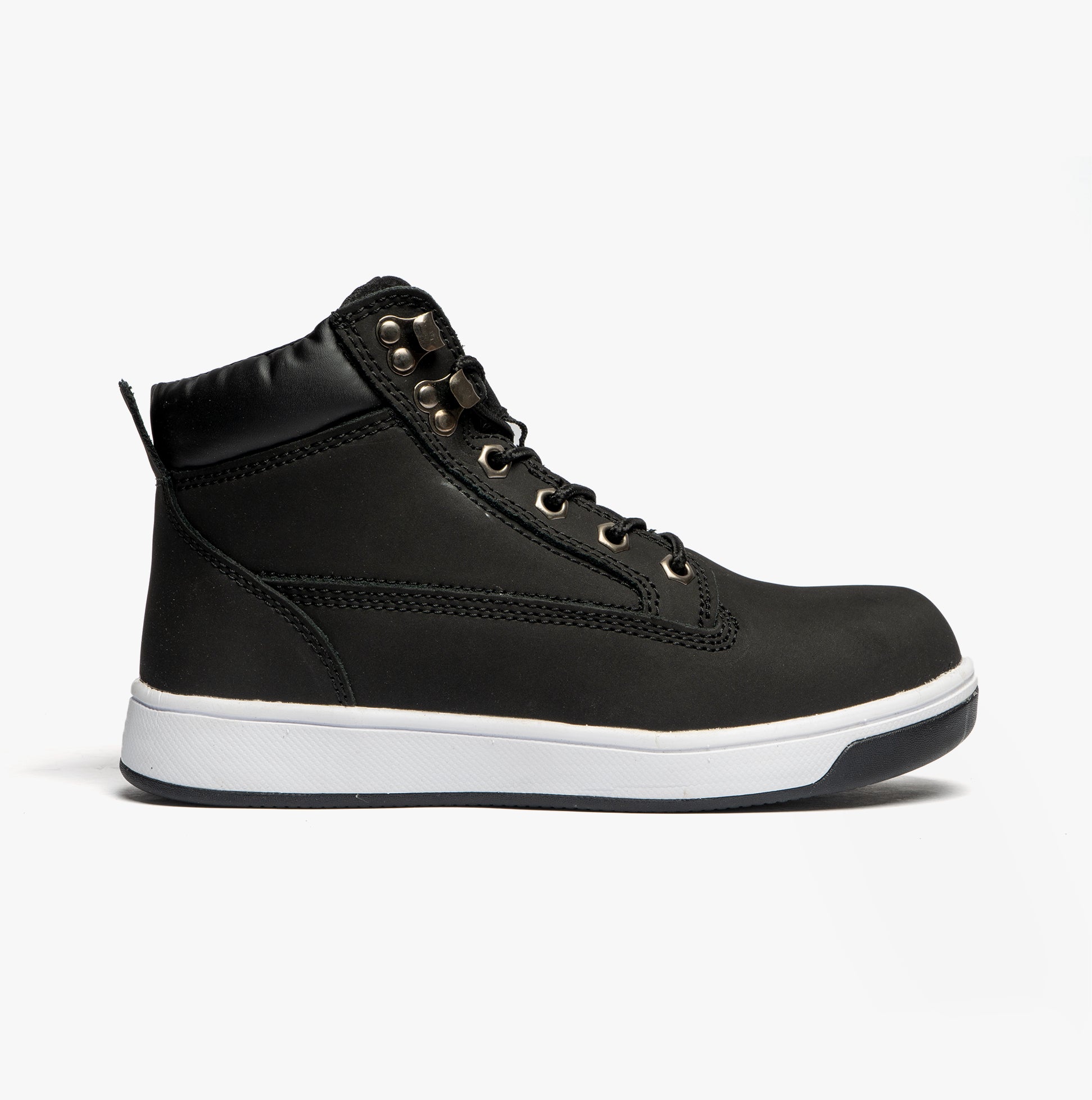 Leather trainer boots womens best sale