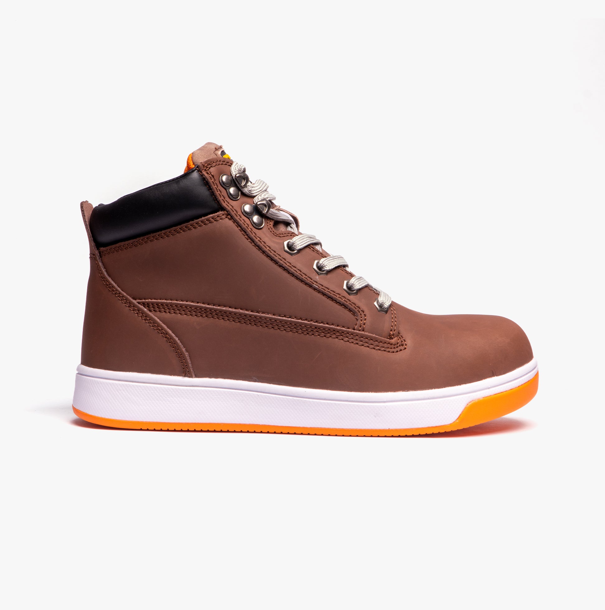 Brown leather trainer boots hotsell