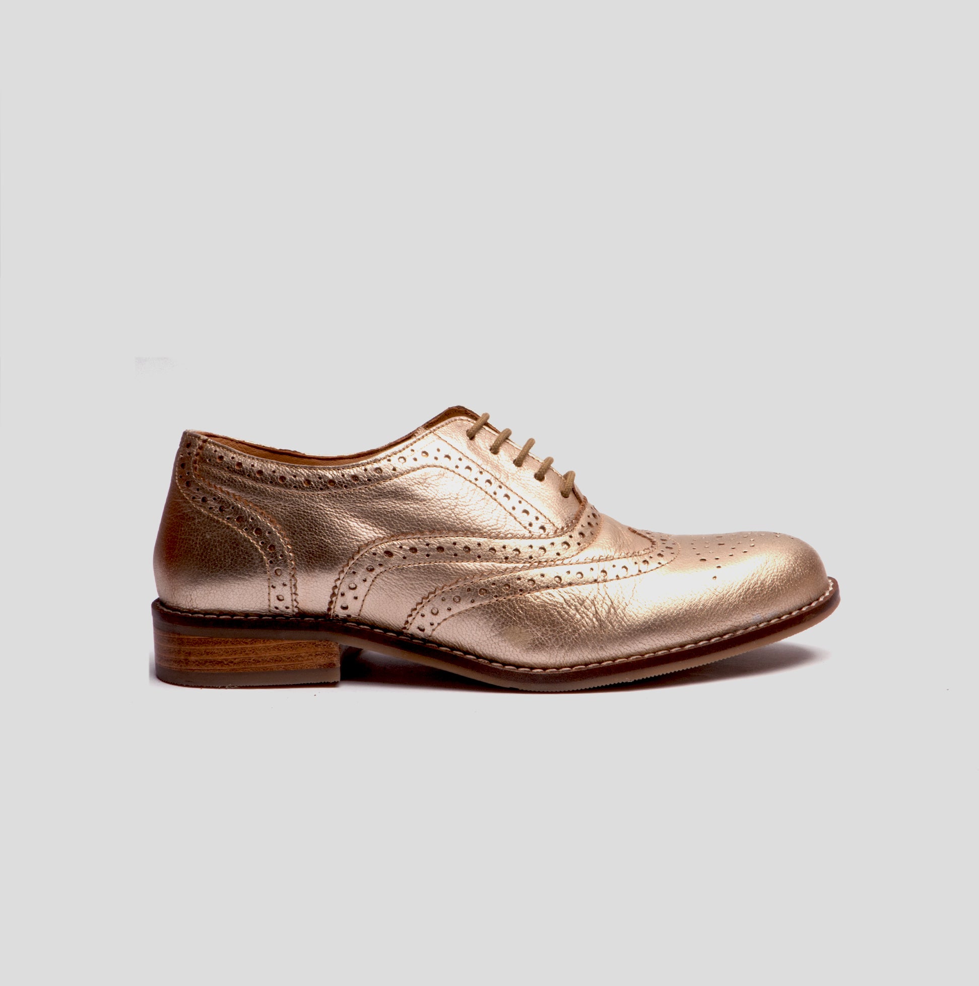 Ladies leather brogues fashion uk