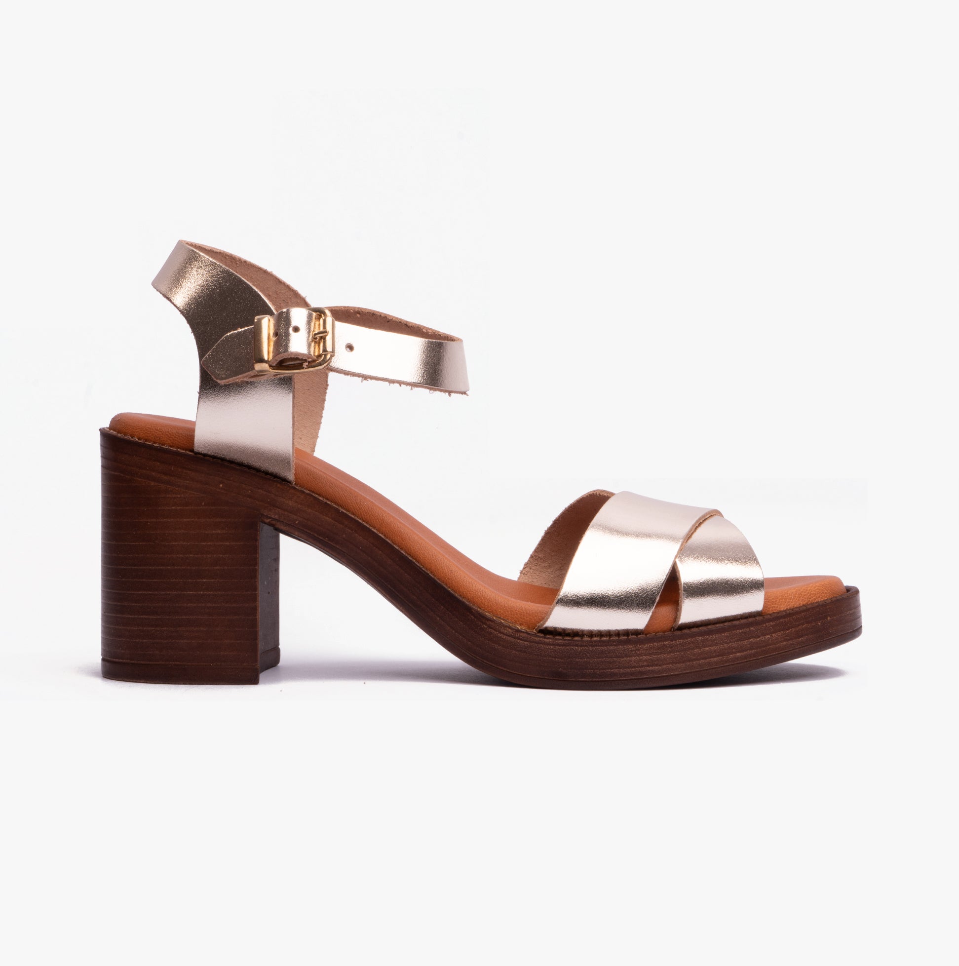 Hush puppies gold sandals best sale