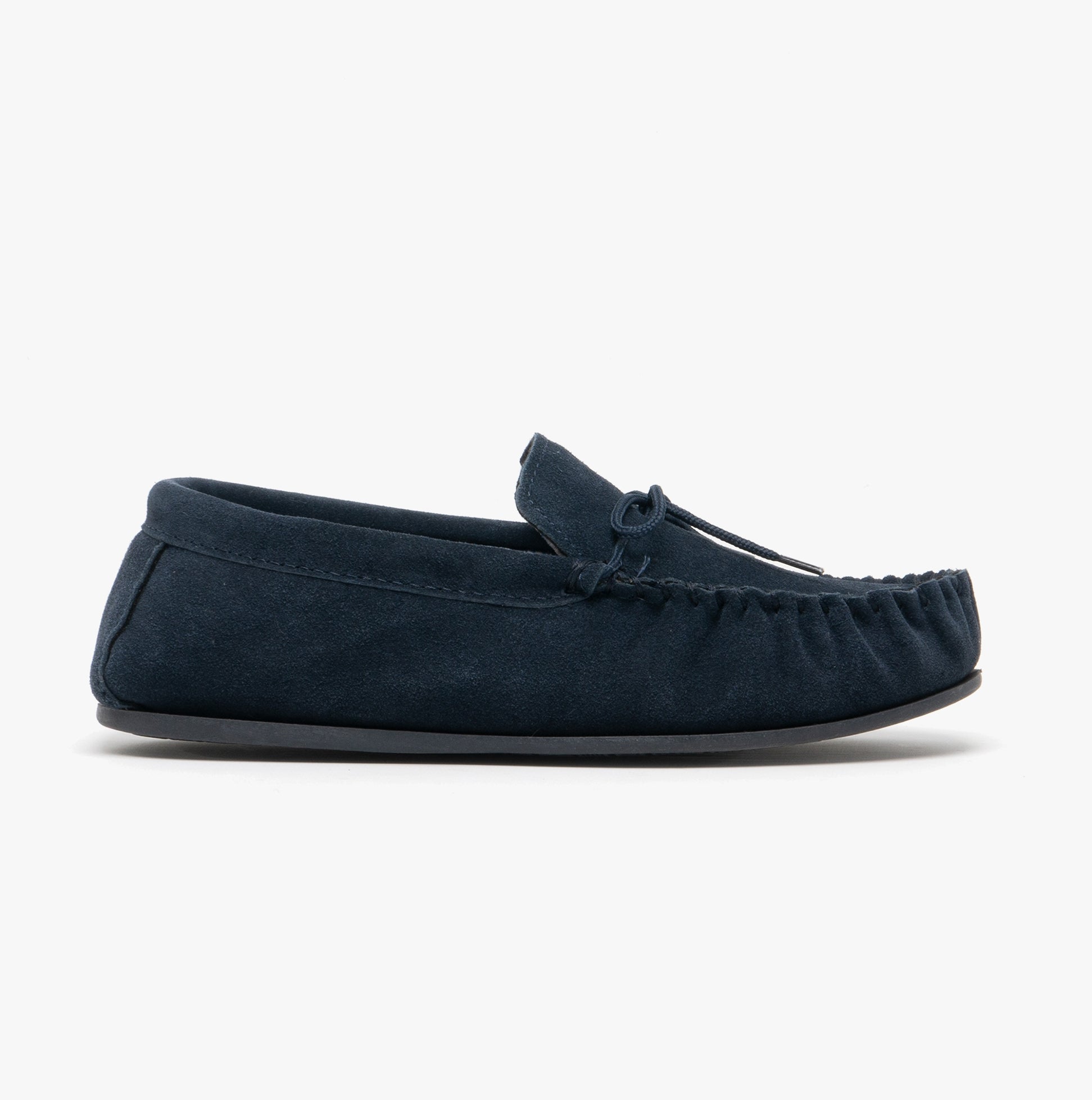 Mokkers BRUCE Mens Moccasin Slippers Navy Shuperb