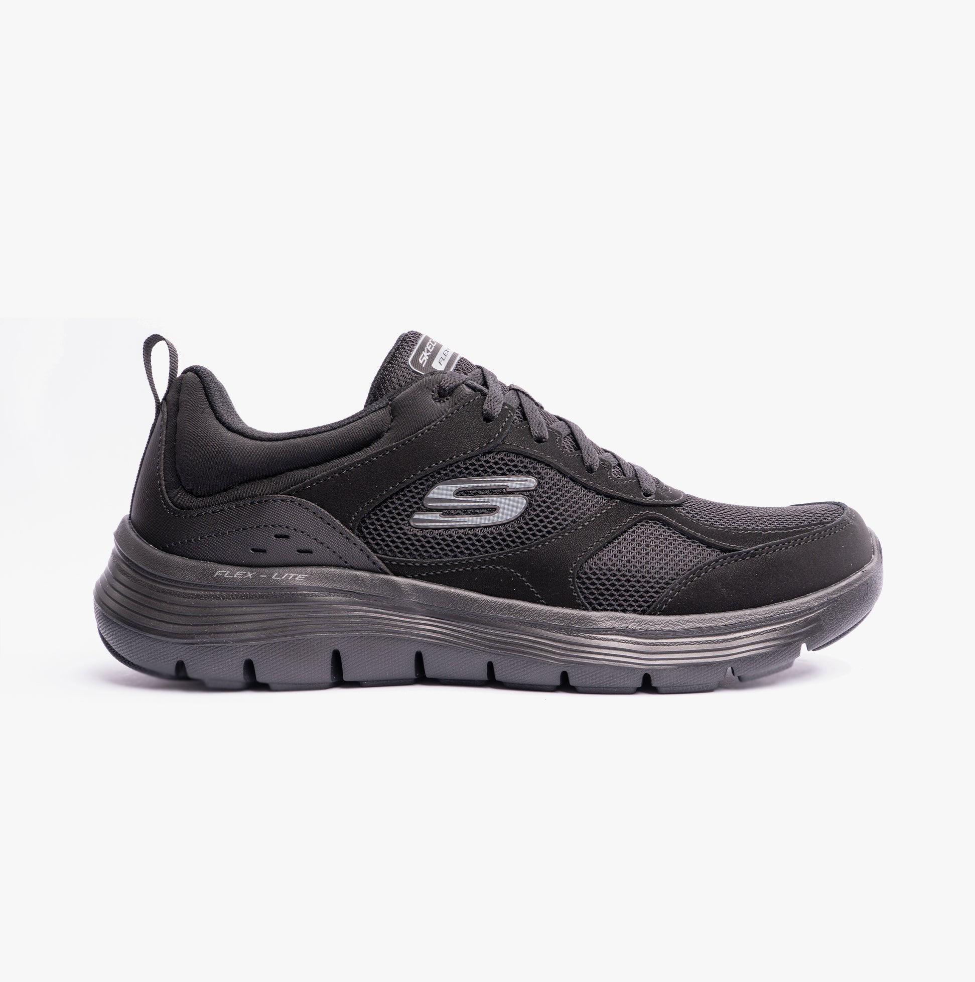 Skechers all black online