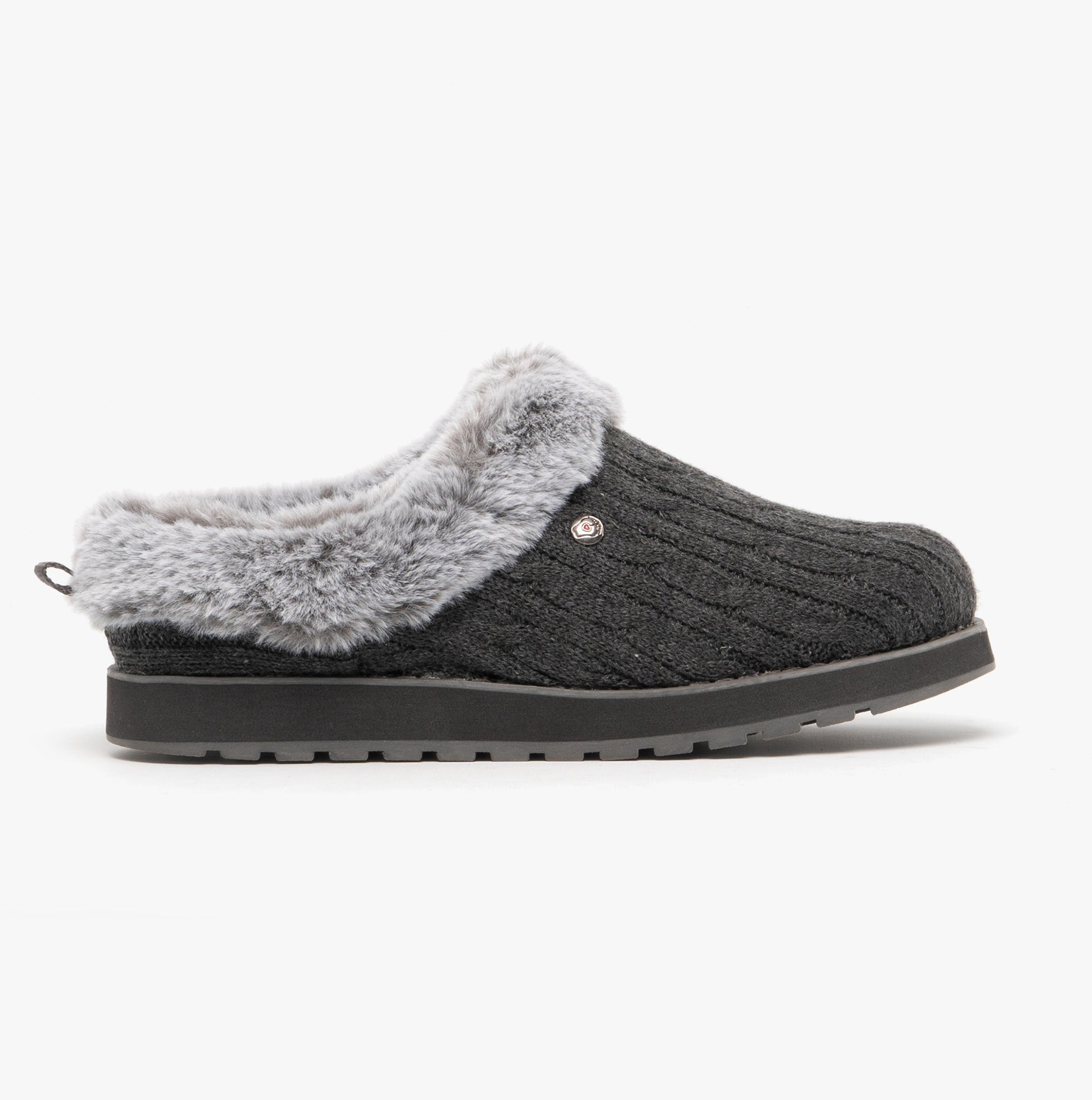 Shop Skechers 31204 CCL ICE ANGEL Womens Slippers Charcoal Shuperb