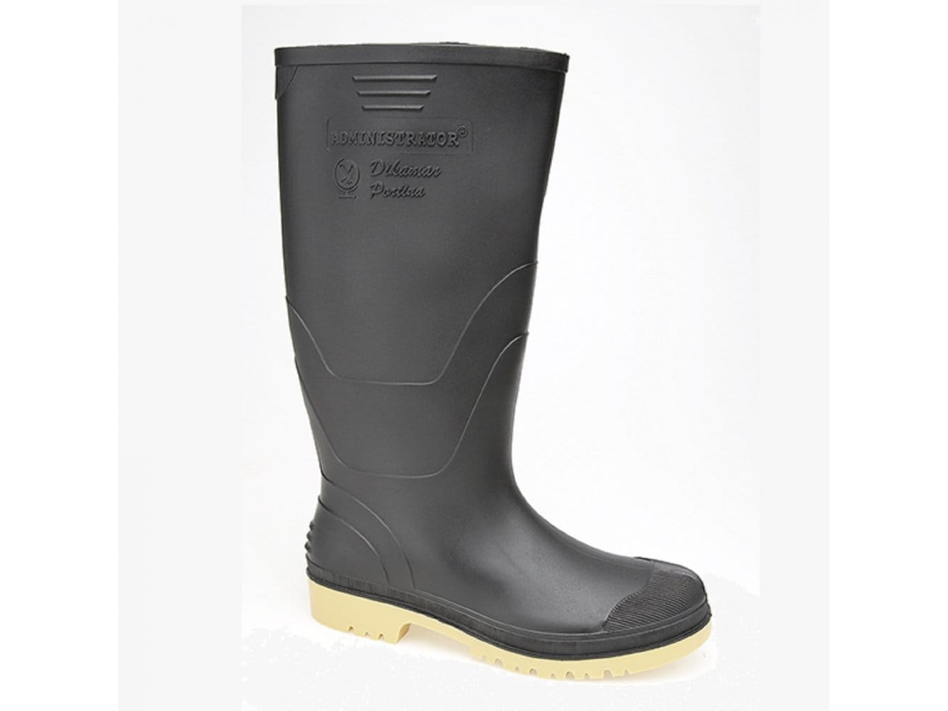 Dikamar ADMINISTRATOR Mens Gents Wellington Boots Black | Shuperb