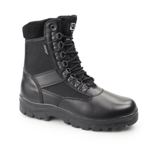 Grafters SNIPER Unisex Leather Work Boots Black - Shuperb