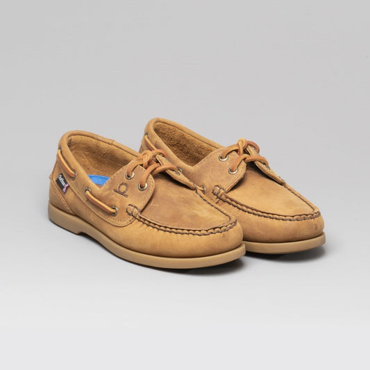 Chatham DECK LADY II Ladies Boat Shoes Walnut - Shuperb