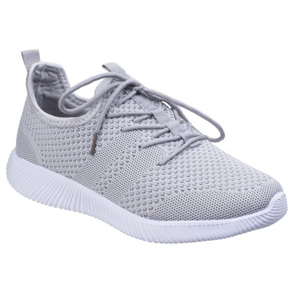 Divaz HEIDI Ladies Mesh Trainers Grey - Shuperb