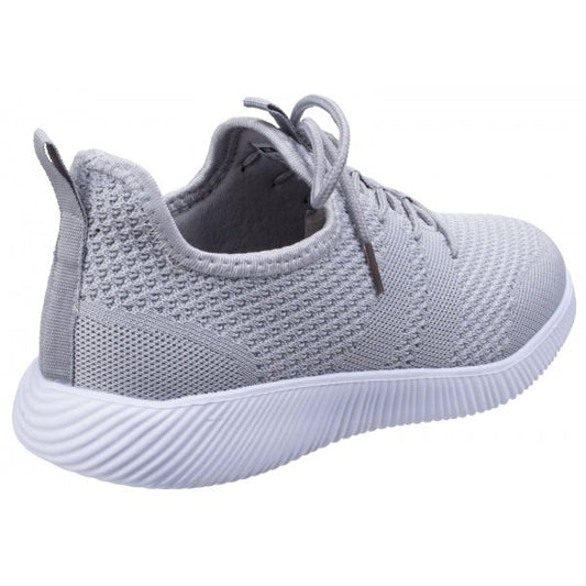 Divaz HEIDI Ladies Mesh Trainers Grey - Shuperb