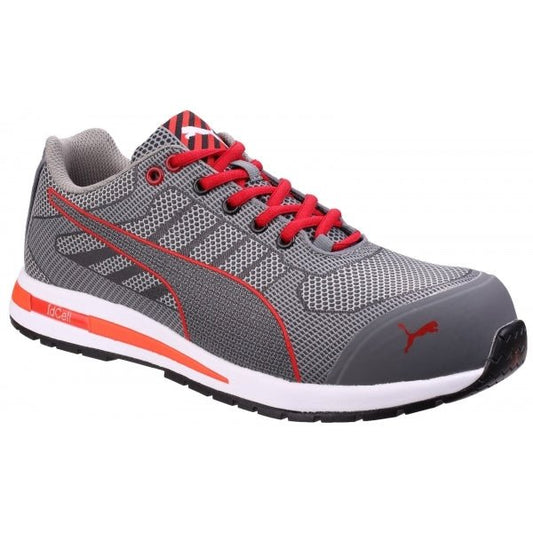 Puma Safety XELERATE KNIT LOW Mens Safety Trainers Grey - Shuperb