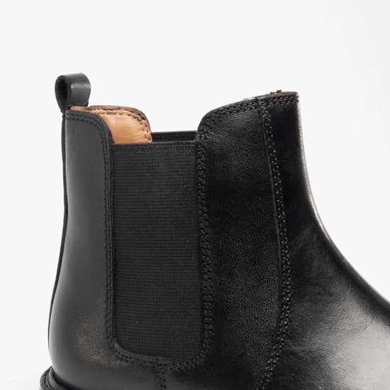 Shuperb STARSKY Kids Smooth Leather Chelsea Boots Black - Shuperb