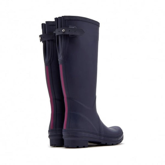 Joules FIELD WELLY Ladies Rubber Wellies French Navy - Shuperb