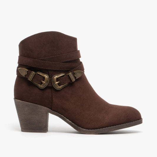 Rocket Dog SADEA Ladies Ankle Boots Tribal Brown - Shuperb