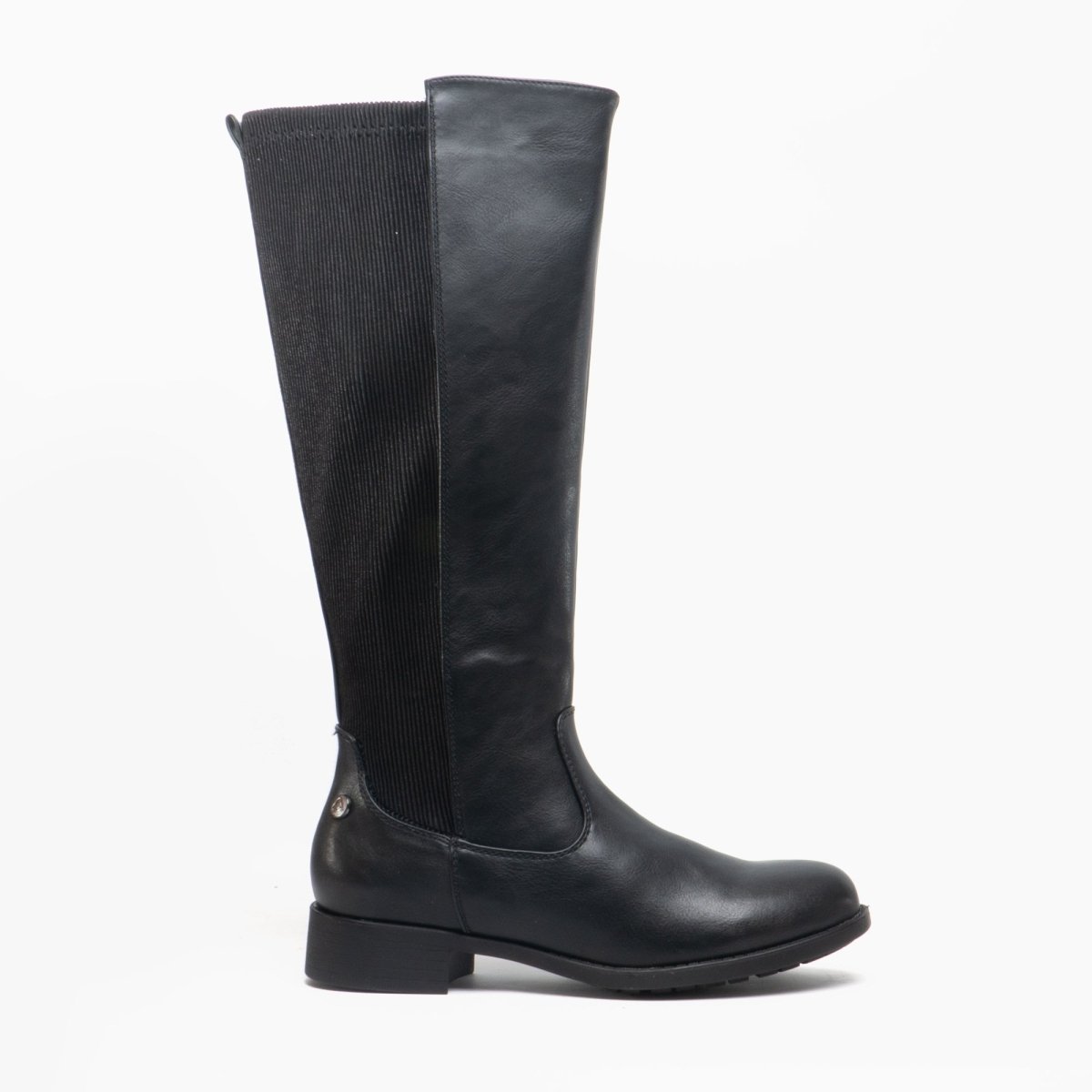 Cipriata RACHELA Ladies Zip High Leg Boot Black - Shuperb