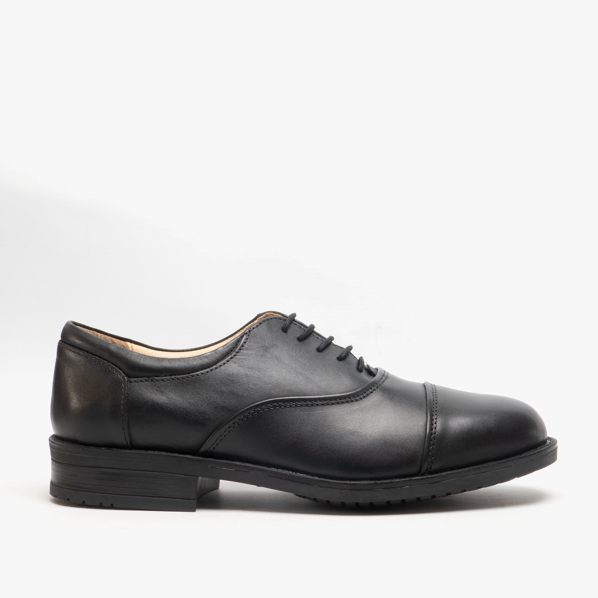 Roamers ADRIAN Mens Leather Oxford Smart Shoes Black Shuperb