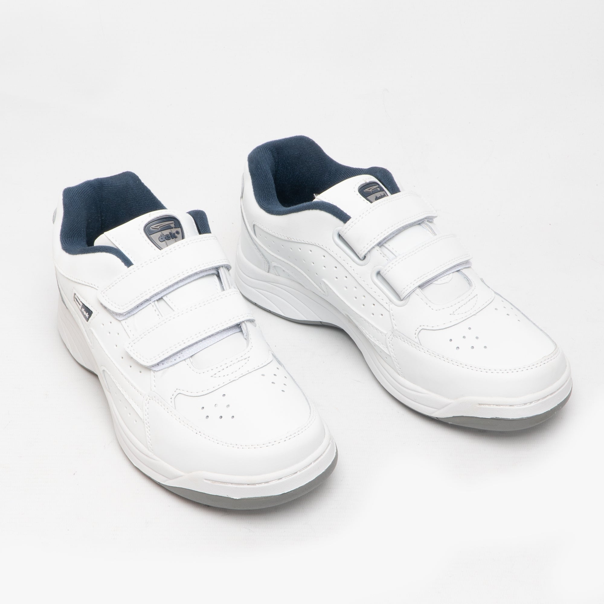 Mens leather velcro trainers on sale