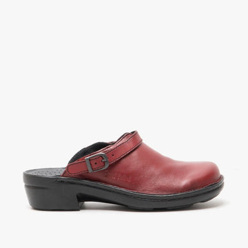 Josef Seibel BETSY Ladies Leather Mule Clogs Hibiscus - Shuperb