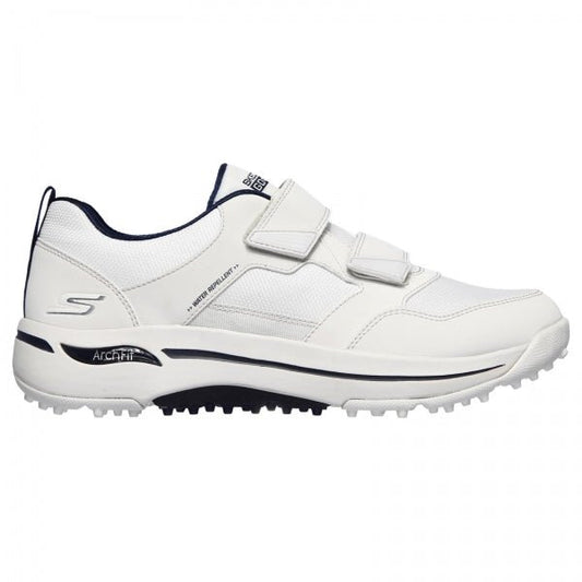 Skechers Golf GO GOLF ARCH FIT FRONT NINE Mens Leather Trainers White - Shuperb