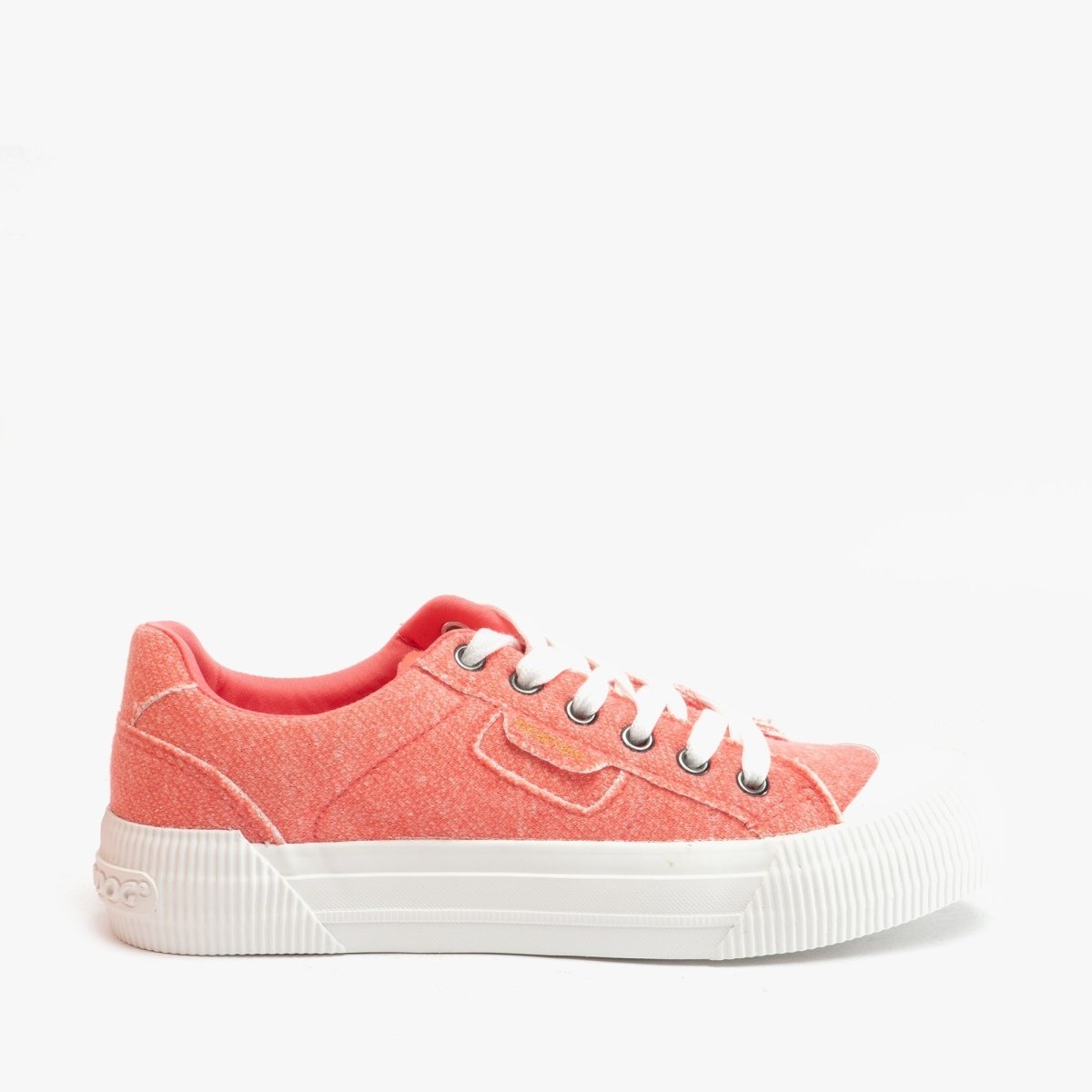 Rocket Dog CHEERY Ladies Canvas Trainers Melon - Shuperb