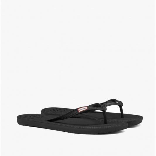 Hunter ORIGINAL FLIP FLOP Ladies EVA Sandals Black - Shuperb