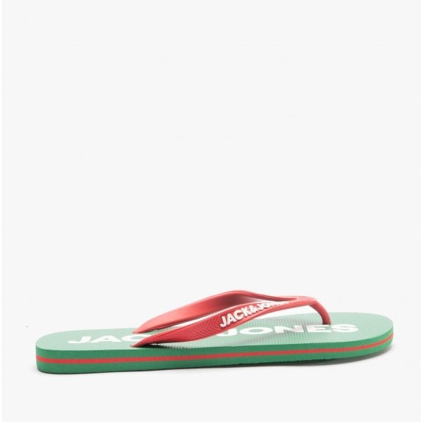 Jack & Jones LOGO POP Mens Rubber Flip Flops Amazon - Shuperb