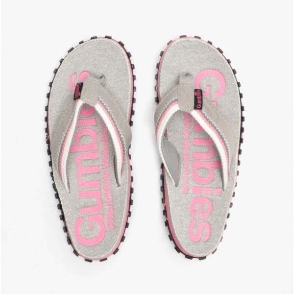 Gumbies CAIRNS Ladies Jersey Flip Flops Pink - Shuperb