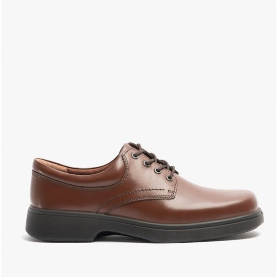 DB Shoes SHANNON 2 Mens Leather Extra Wide (4E) Shoes Brown - Shuperb