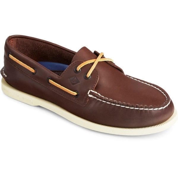 Sperry AUTHENTIC ORIGINAL Mens Leather Boat Shoes Brown | Shuperb