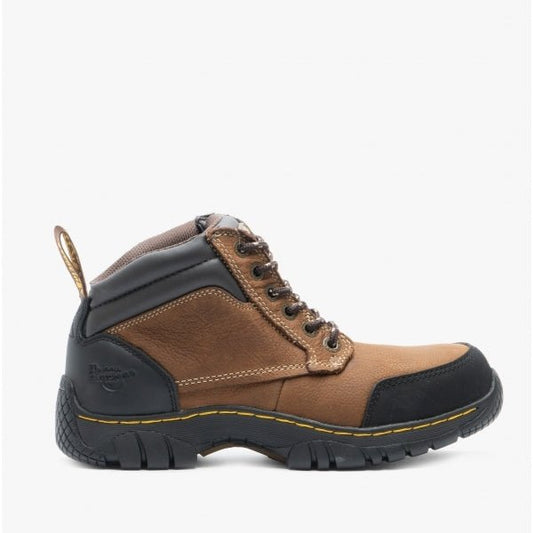 Dr Martens RIVERTON SB Unisex Leather Safety Boots Brown - Shuperb