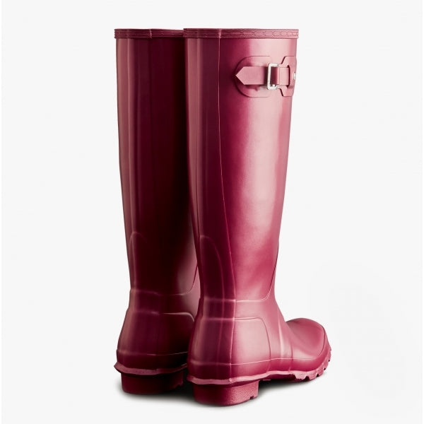 Burgundy hunter wellies best sale