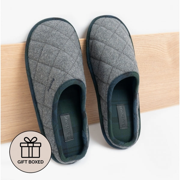 Barbour slippers mens Grey online