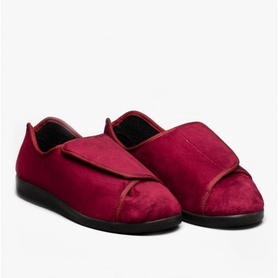 GBS Med WALTON Unisex Slippers Burgundy - Shuperb