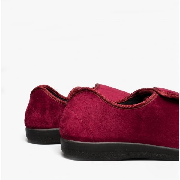 GBS Med WALTON Unisex Slippers Burgundy - Shuperb