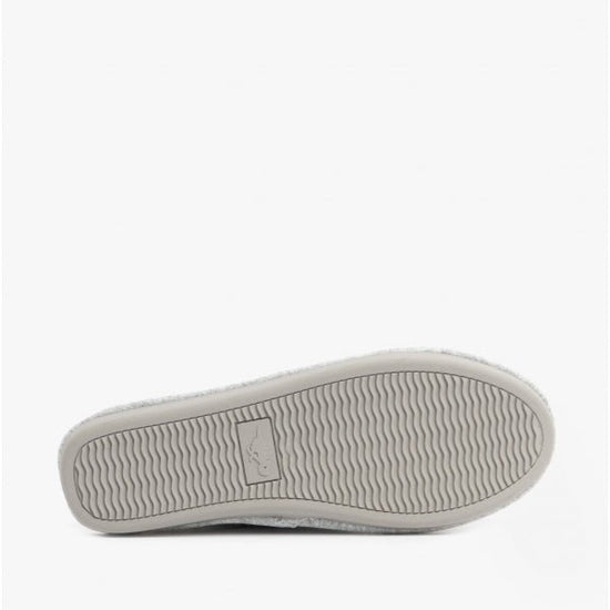 Rocket Dog ROSIE SKIRBALL Ladies Jersey Mule Slippers Light Grey - Shuperb