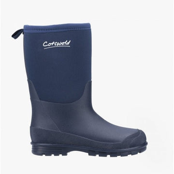 Cotswold Cotswold HILLY NEOPRENE Kids Wellington Boots Navy - Shuperb