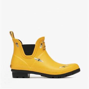 Joules WELLIBOB Ladies Rubber Wellies Yellow Bees - Shuperb