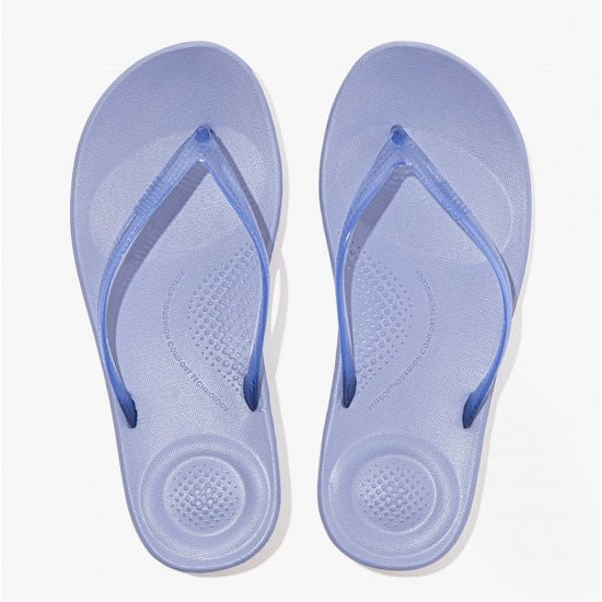 FitFlop IQUSHION TRANSPARENT Ladies Flip Flops Wild Lavender - Shuperb