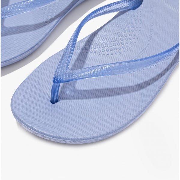 FitFlop IQUSHION TRANSPARENT Ladies Flip Flops Wild Lavender - Shuperb