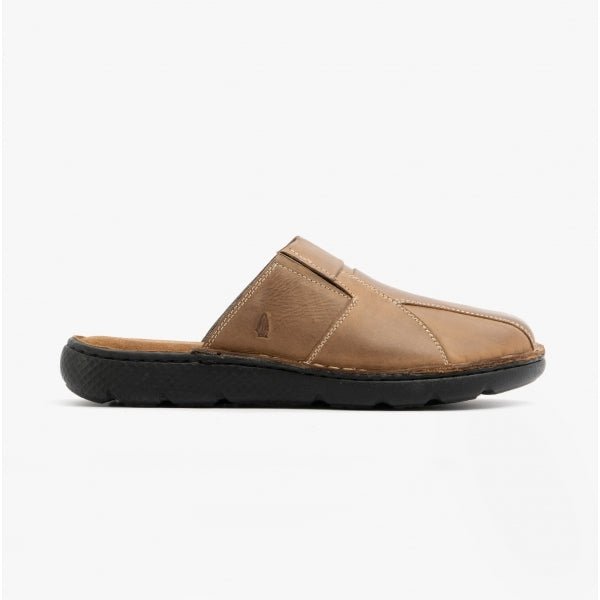 Hush Puppies CARSON Mens Mule Sandals Brown - Shuperb