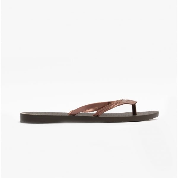 Ipanema BOSSA 21 Ladies Flip Flops Bronze - Shuperb