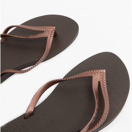 Ipanema BOSSA 21 Ladies Flip Flops Bronze - Shuperb