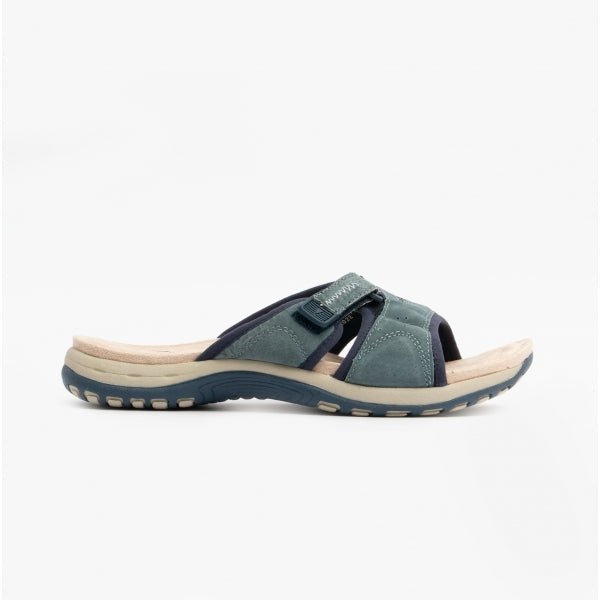 Free Spirit WICKFORD 2 Ladies Touch Fasten Sandals Navy - Shuperb