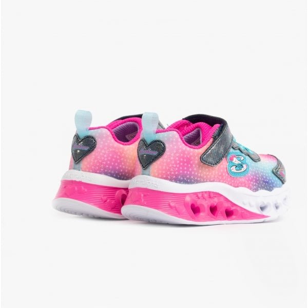 Skechers FLUTTER HEART LIGHTS - SIMPLY LOVE Kids Trainers Navy/Multi - Shuperb