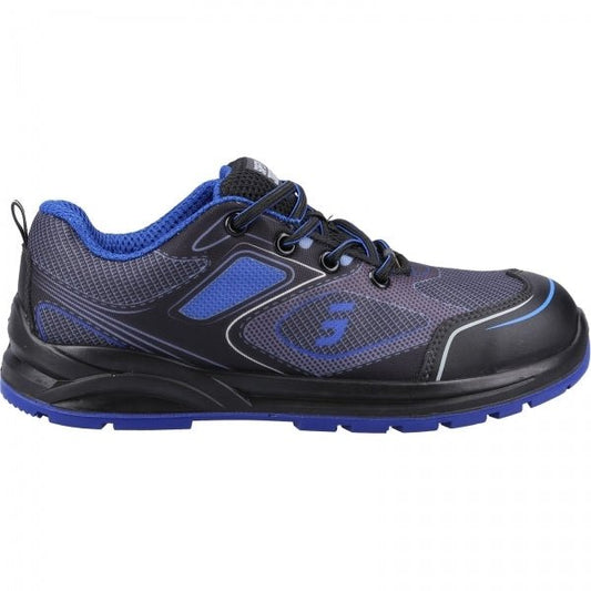 Safety Jogger CADOR S1P Mens Safety Trainers Blue - Shuperb