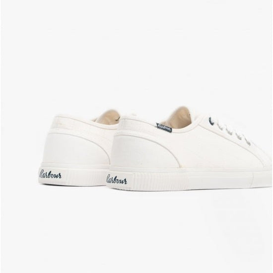 Barbour SEAHOLLY Ladies Casual Trainers White - Shuperb