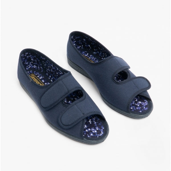 Ladies velcro slippers on sale