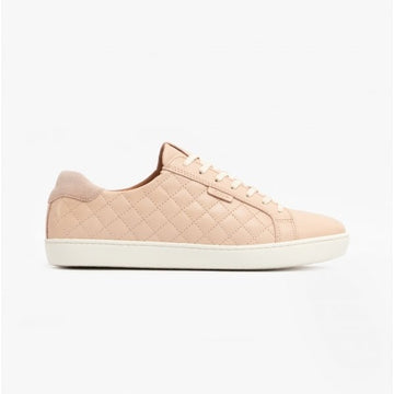 Barbour BRIDGET Ladies Leather Casual Trainers Pink - Shuperb