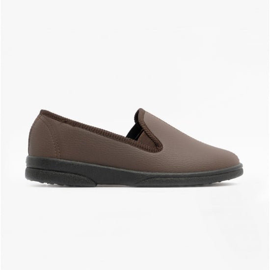 Sleepers SAMOS II Mens Full Slippers Brown - Shuperb